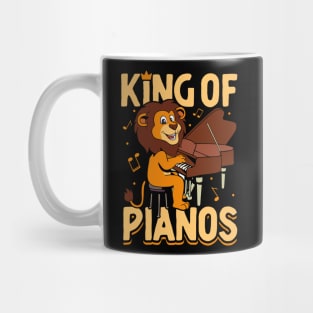 King of Pianos - Lion on the piano Mug